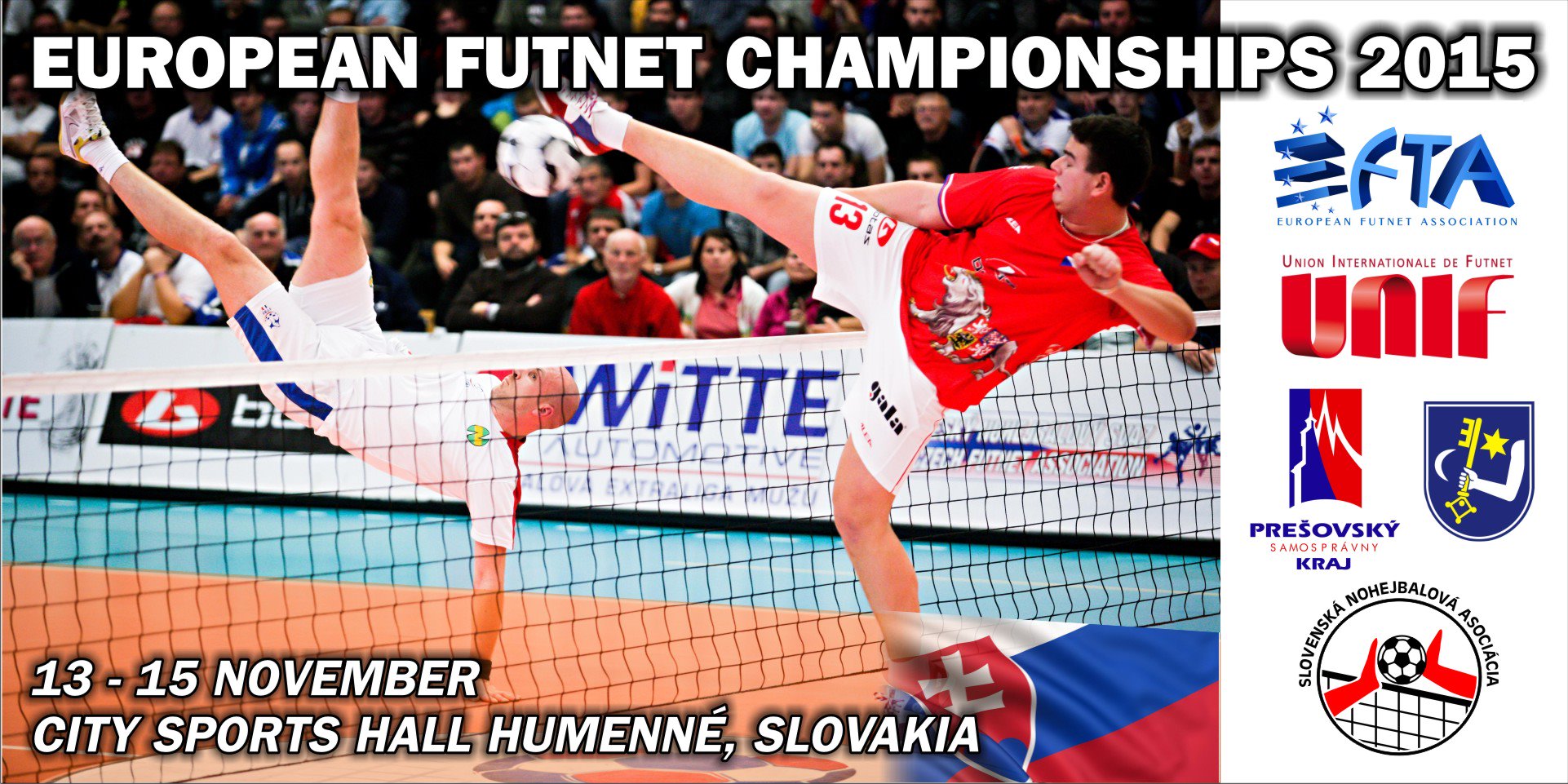 Campeonato de Europa de Futnet en Eslovaquia.